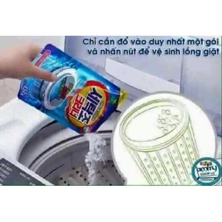 Combo 10 túi tẩy lồng máy giặt giá sỉ rẻ tại tphcm