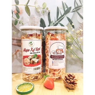 Mực xé sợi hấp cốt dừa