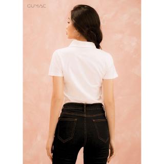 Áo thun nữ cổ bẻ GUMAC AT22002