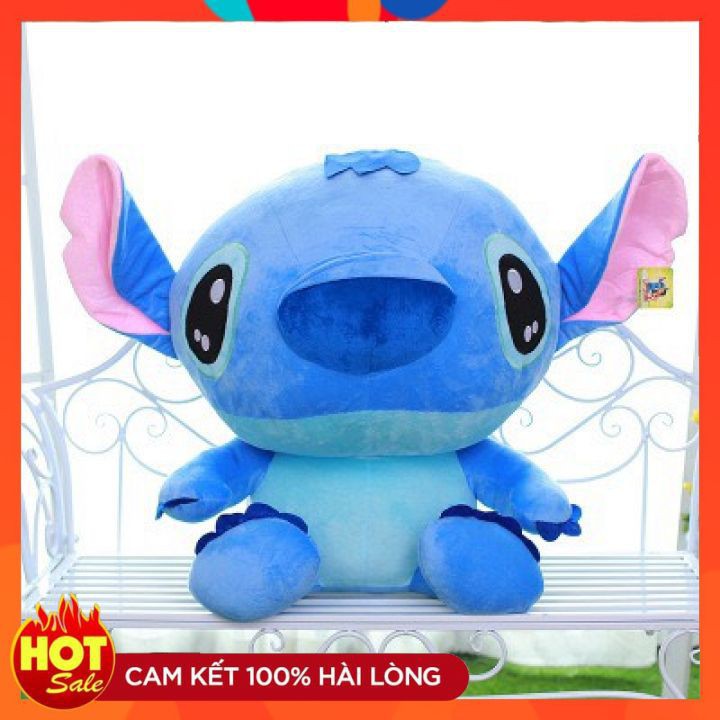 Gấu Bông Stitch FREESHIP Thú Nhồi Bông Stitch Xanh Mềm Mịn Đáng Yêu - Gối Ôm Hàng Nhập Khẩu