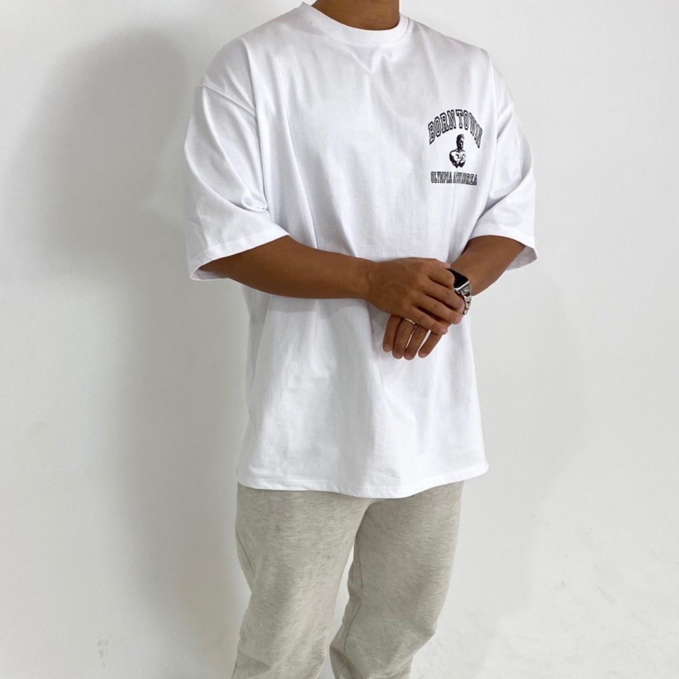 [ GYMEN ] Áo Phông Nam Thể Thao Áo Thun Form Rộng Cổ Tròn Big Size Co Giãn Phong Cách âu Mỹ Streetwear In Côtton Cao Cấp Nhanh Khô Vải Thoáng Thấm Hút Mồ Hôi Tốt Chạy Bộ Thể Dục Cầu Lông Thời Trang