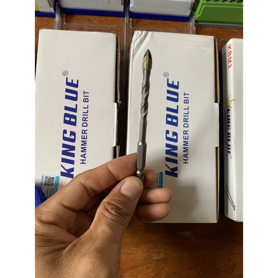 Mũi khoan đa năng , mũi khoan chữ thập King King Blue 6ly khoan gạch men khoan sắt khoan bê tông chất lượng cao