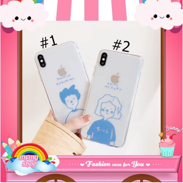 Ốp lưng iphone hình Boy and Girl 6 6S 6Plus 6S Plus 7 8 7Plus 8Plus X XSMax 11 11 Pro 11 ProMax - Infinity Case M109