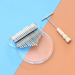 Đàn Kalimba Pha Lê Trong Suốt - Pha Lê Đen - Full Phụ Kiện