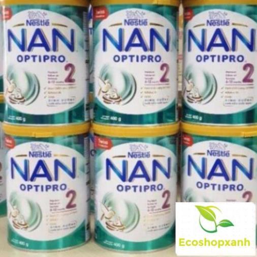 Combo 3 lon Sữa NAN OPTIPRO 2 Mẫu Mới 400g (Date 2021)