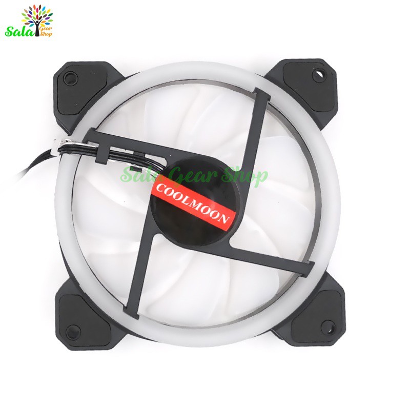 Quạt tản nhiệt Coolmoon V4 RGB Aura