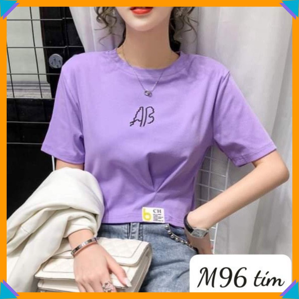 Áo phông nữ đẹp dáng ôm body tay ngắn chất thun mát đẹp giá rẻ LIVATA M96