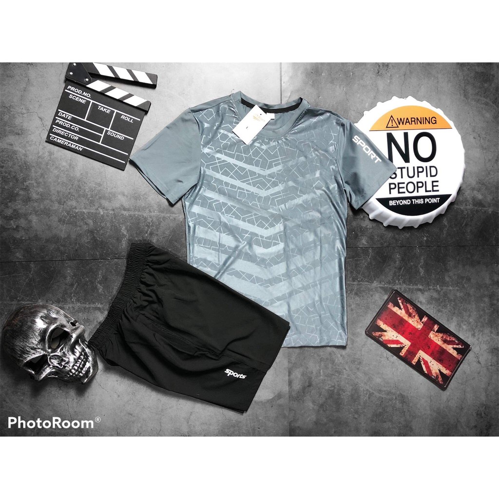 Bộ thun thể thao nam DẬP VÂN 👉FREESHIP👈chất liệu thun lạnh co dãn 4 chiều trẻ trung, thoáng mát, kèm ảnh thật | BigBuy360 - bigbuy360.vn