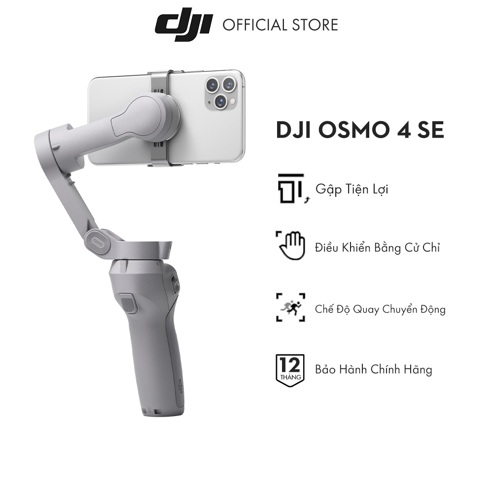 [Mã LTP200 giảm 200K đơn 699K] Tay cầm gimbal DJI Osmo Mobile 4 SE 2021 chống rung điện thoại Hàng chính hãng | BigBuy360 - bigbuy360.vn