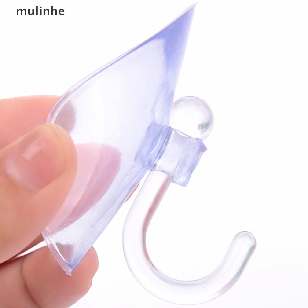 Móc Treo Đồ Gắn Tường Trong Suốt Có Giác Hút Tiện Dụng