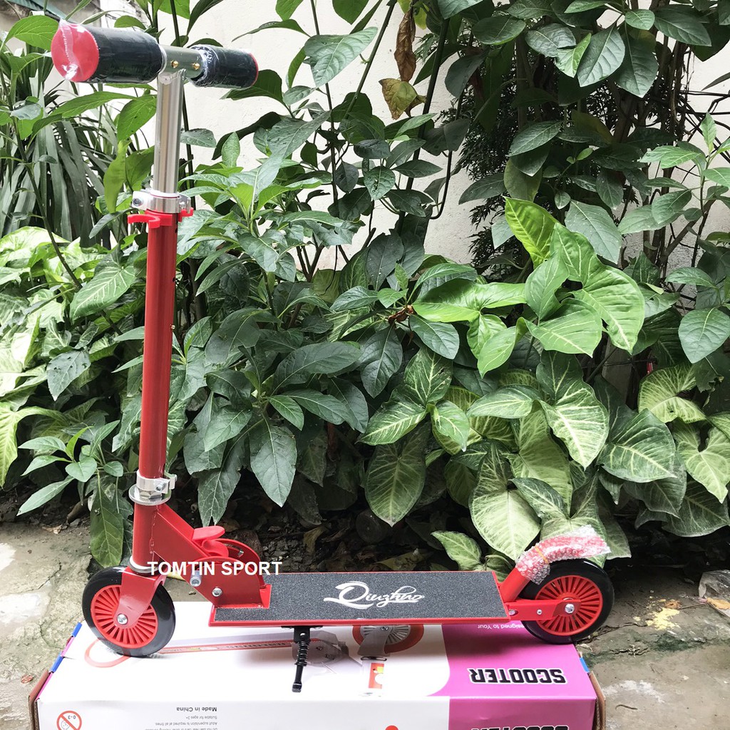 Xe scooter hàng đẹp có đèn led và chân trống tiện lợi, chịu tải đến 50kg quà tặng sinh nhật và năm mới [TOMTIN SPORT]