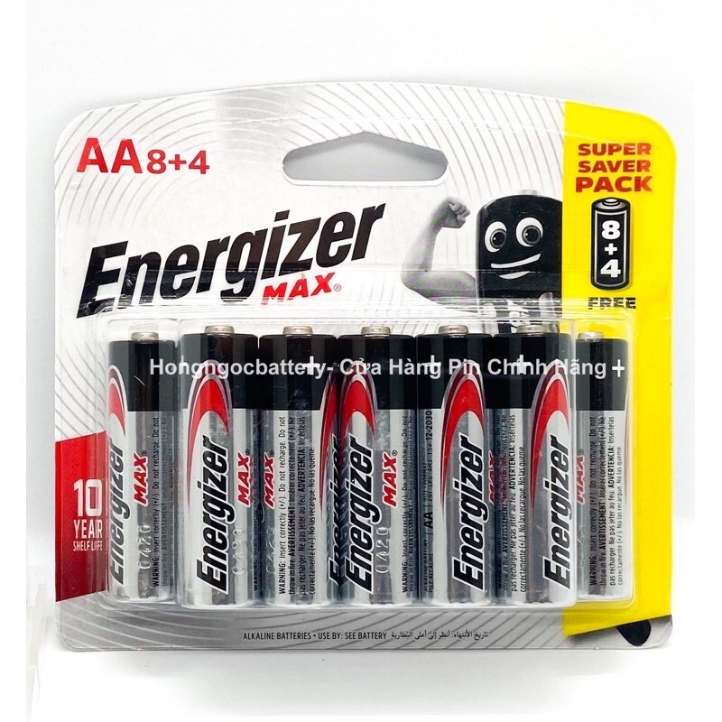 Pin AA , AAA - Pin Energizer 1,5V Siêu Bền - Hàng Chính Hãng-[FREE SHIP] TỪ ĐƠN 50K