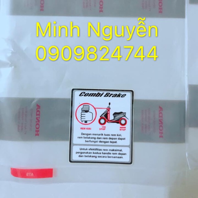 Tem dán bợ cổ Vario Click Thái