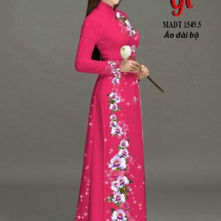 Vải áo dài in hoa