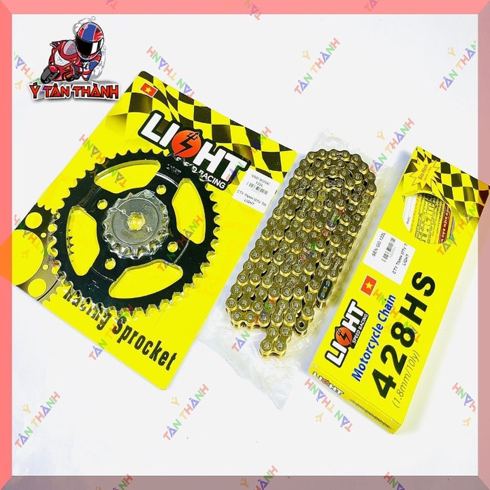 Nhông sên đĩa light exciter 150 14T-42T MS707