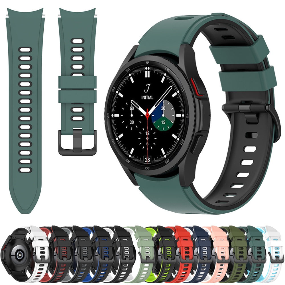 Dây Silicone Thay Thế Cho ĐồNg Hồ Samsung Galaxy Watch 4 40mm 44mm Classic 46mm 42mm
