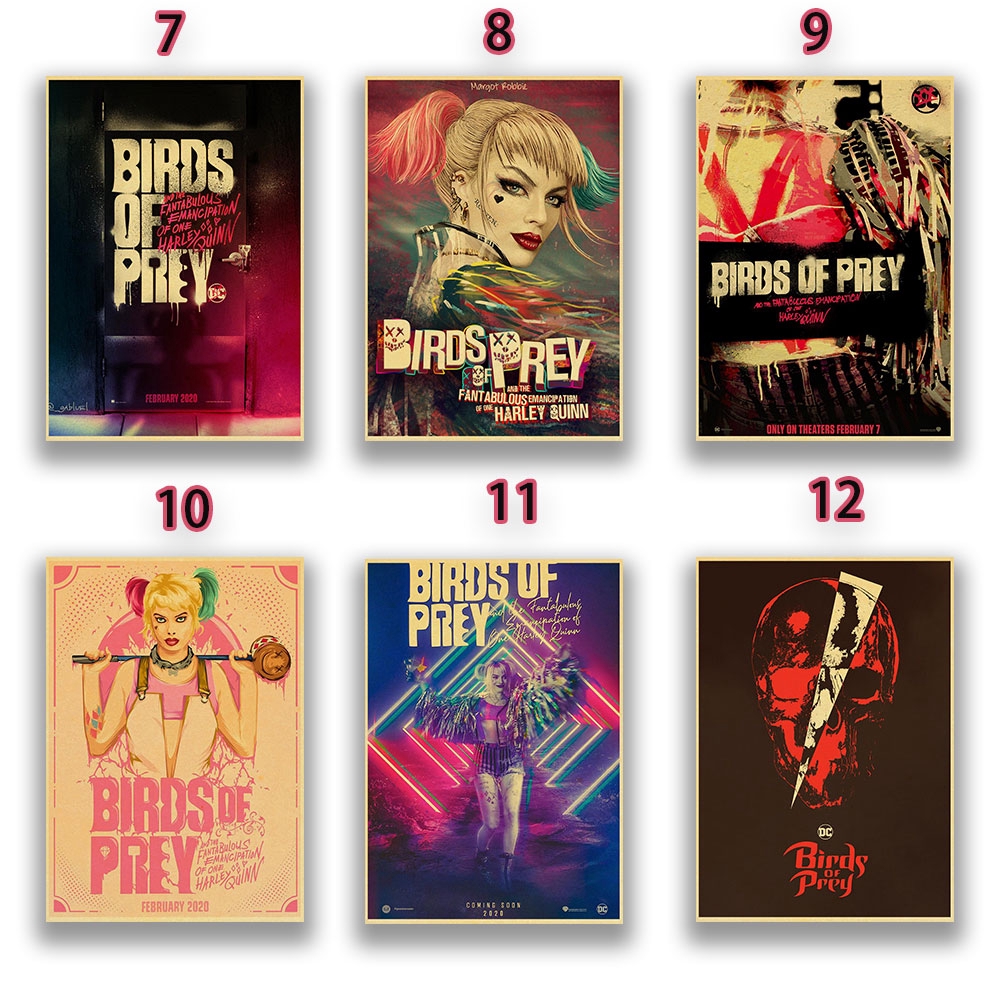 Áp Phích Treo Tường Trang Trí In Hình Harley Quinn Phong Cách Cổ Điển | BigBuy360 - bigbuy360.vn