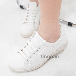 Giày da trắng basic tingoan LISA SNEAKER