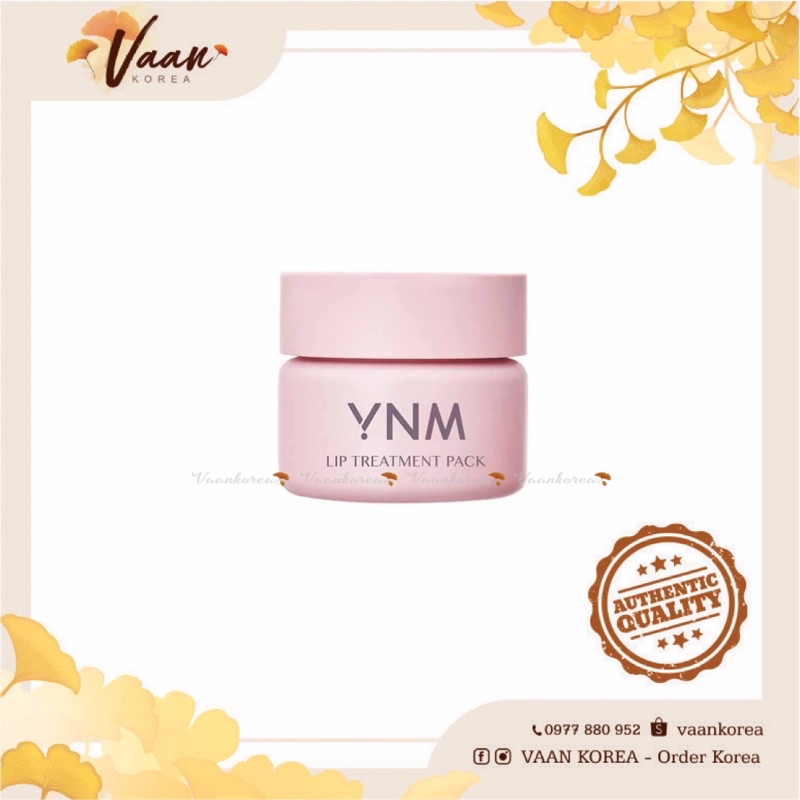 Mặt nạ ngủ môi YNM Lip Treatment Pack 15g