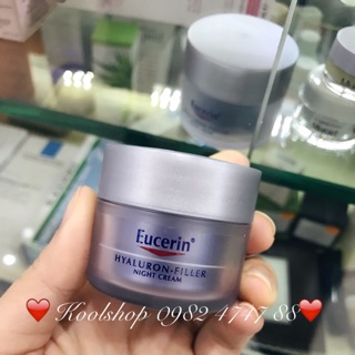 Mini Kem ngăn ngừa lão hóa ban đêm Eucerin Hyaluron Filler -20ml