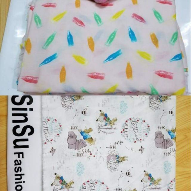 Combo vải thô cotton giá rẻ