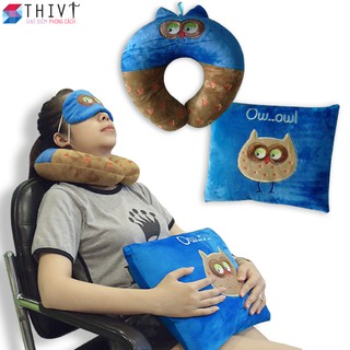 gối tựa lưng , gối kê cổ, bịt mắt