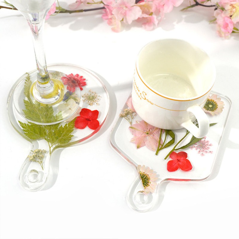 Set 2 Khuôn Silicon Làm Đồ Trang Trí
