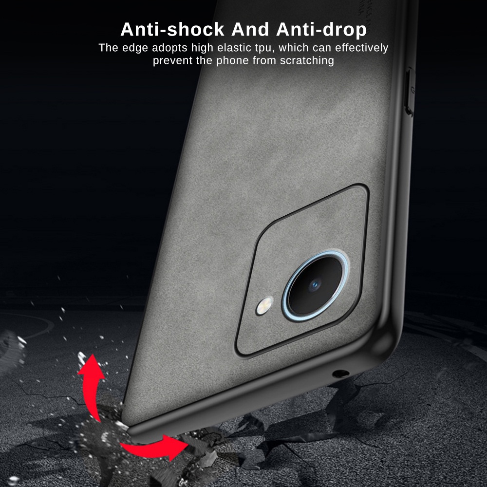 Ốp Điện Thoại Da Viền TPU Dẻo Sang Trọng Cho Realme Narzo 50i Prime C30 C30S RealmeC30 RealmeC30S Narzo50i 50Ipro