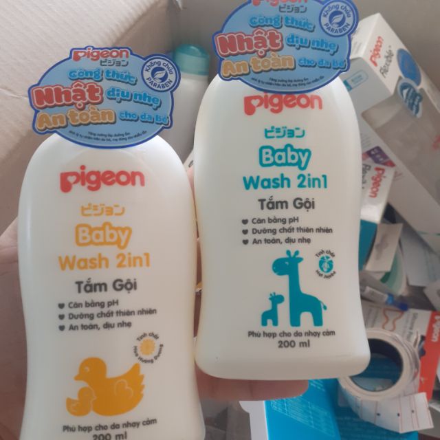 Sữa tắm gội pigeon 200ml