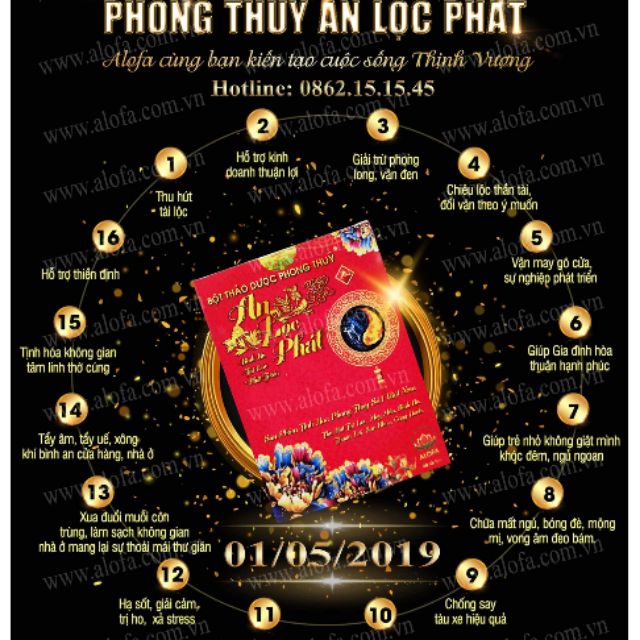 BỘT PHONG THỦY ALOFA