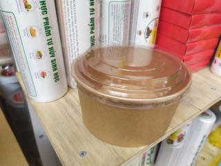 Tô giấy kraft- Bát giấy dùng 1 lần 1000ml