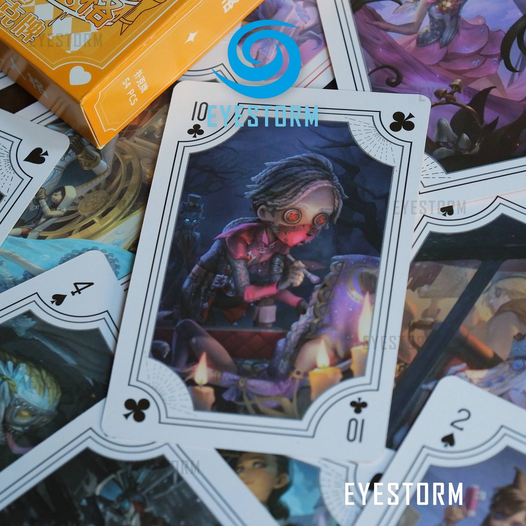 Bài tây anime IDENTITY V - Cuộc chiến bất đối xứng, tú lơ khơ, manga - Poker S - 54 lá