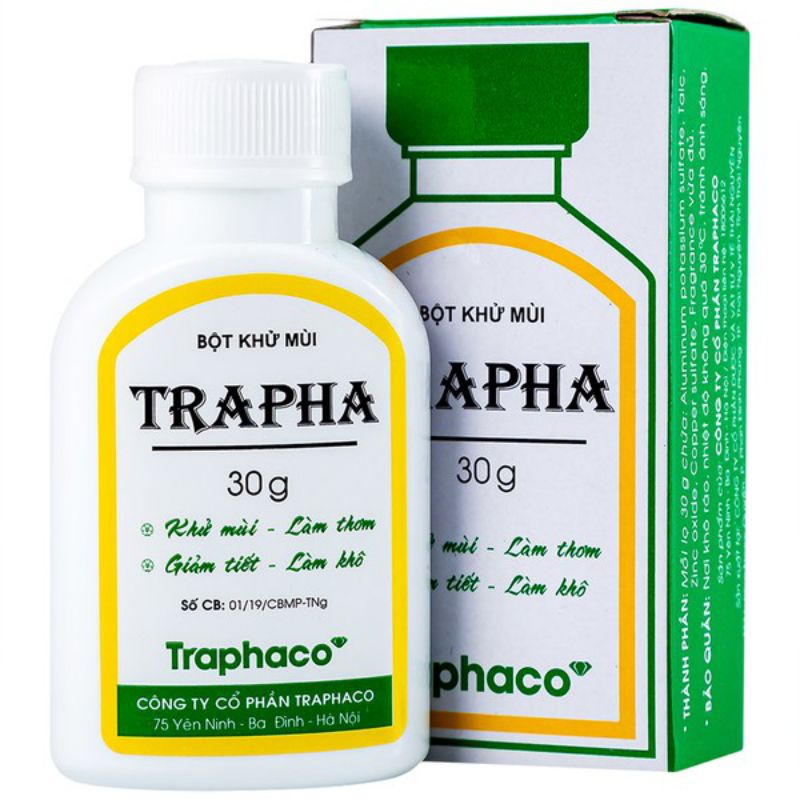 Bột Khử Mùi Trapha 30G
