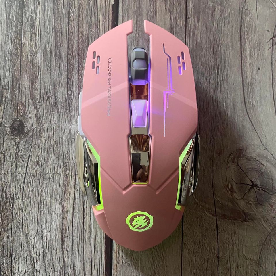 Chuột Gaming Không Dây , Có Dây  T28 Dành Cho Game Thủ Chống Ồn Có Đèn LED Chơi Game