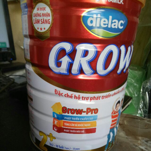 SỮA BỘT Vinamilk Dielac Grow 2+,1+ hộp 900g