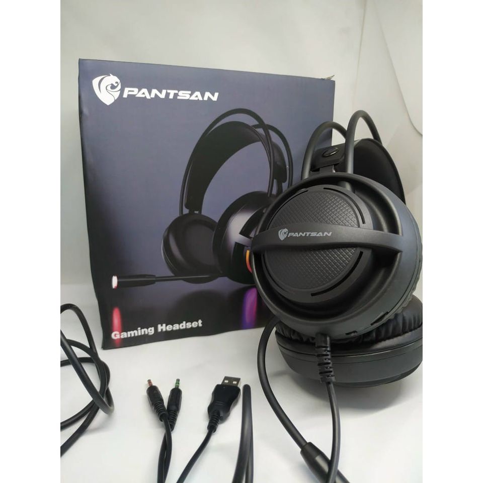 Tai nghe chụp tai có micro chuyên game PANTSAN PSH-400 3.5 Led RGB cực ngầu