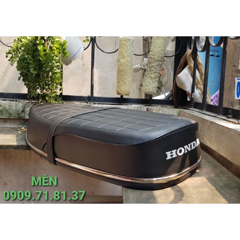 YÊN DÀI CHO XE CUB - CÓ NẸP INOX