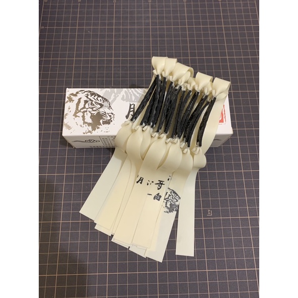 DÂY NÁ CAO SU thun bộ hổ trắng 0.65 cột sẵn 15cm-16cm-17cm