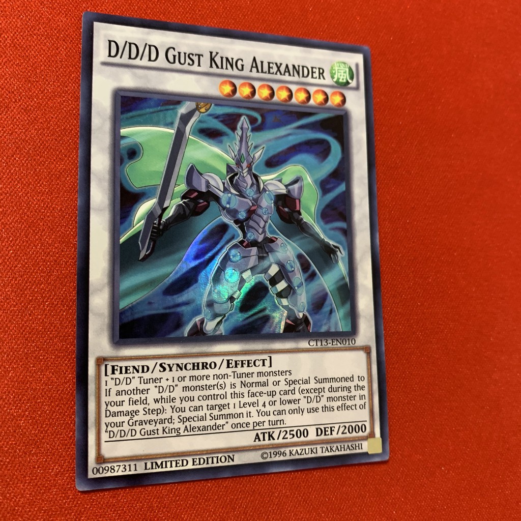 EN]Thẻ Bài Yugioh Chính Hãng] D/D/D Gust King Alexander