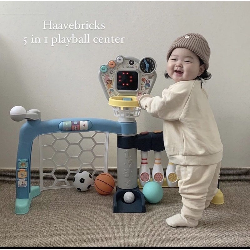 SET ĐỒ CHƠI VẬN ĐỘNG 5IN1 PLAYBALL HAAVE BRICKS HÀN QUỐC