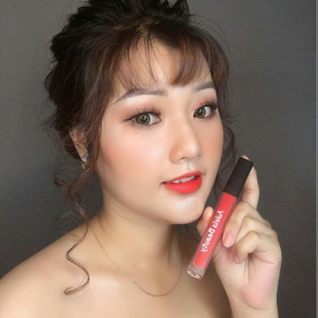 Son kem lì Adela Lip Paint - Đỏ Ruby CHÍNH HÃNG