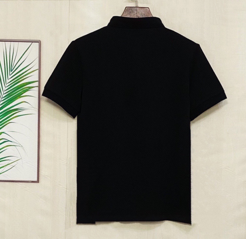 Áo thun polo cotton tay ngắn thêu logo L0uis Vu1tt 2021