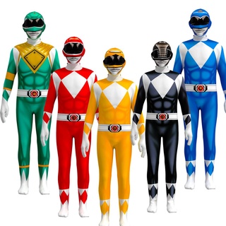 Trang Phục cosplay Power Rangers cho trẻ em và người lớn, phù hợp làm đầm dự tiệc