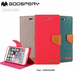 Bao da iPhone 7 Plus/ iPhone 8 Plus Mercury Canvas Diary chính hãng