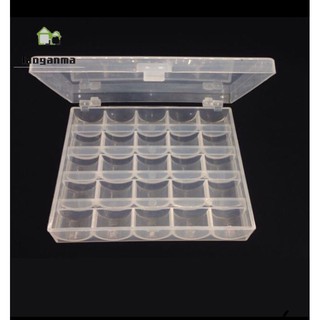 Hộp nhựa đựng suốt chỉ 25 ngăn