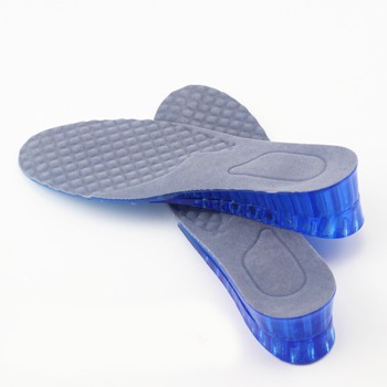 Lót giày tăng chiều cao gel nguyên bàn 2 lớp cao 5 cm (xanh dương) lót êm chân Andhere