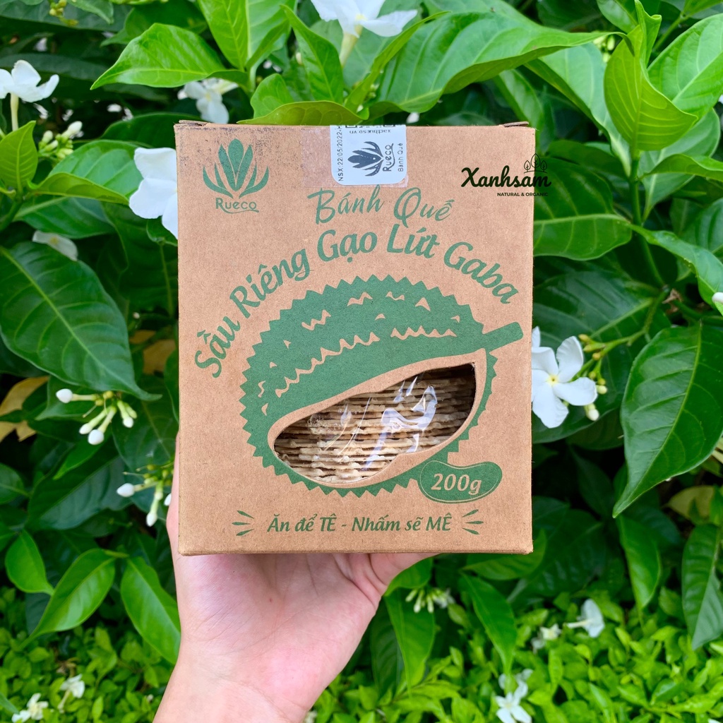 Bánh Quế Gạo Lứt 200gr Rueco - XanhSam Organic