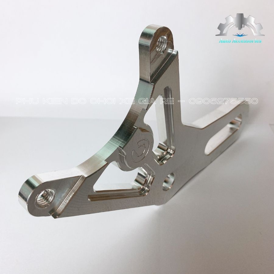 Pát CNC, Pát Sau gắn đĩa 200mm, Heo 2piston Brcmbe Nissin Adelin Frando... xe Wave Sirius Jupiter Dream Future...