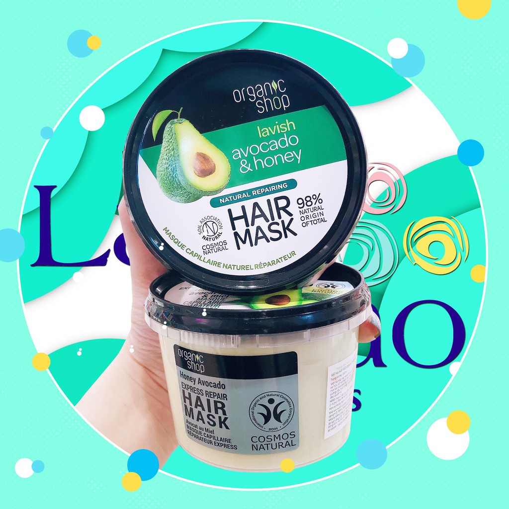 Mặt Nạ Ủ Giúp Phục Hồi Tóc Organic Shop Hair Mask