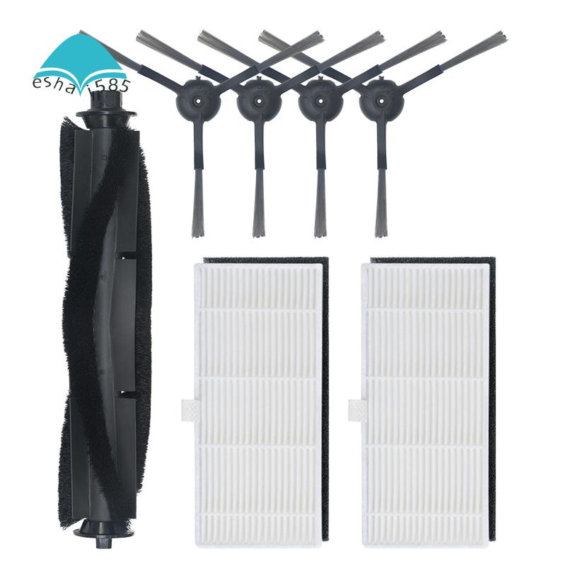 5PCS Replaceble Roll Brush Filter Side Brushes Accessories Set Parts for S9 Vacuum Cleaner Sweeper Replace for Home